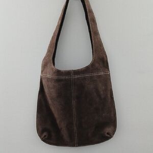 Old Navy Brown Suede Shoulder Bag